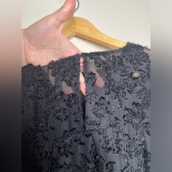 Zara Textured Shift Lace Look Mini Dress - Picture 10 of 13